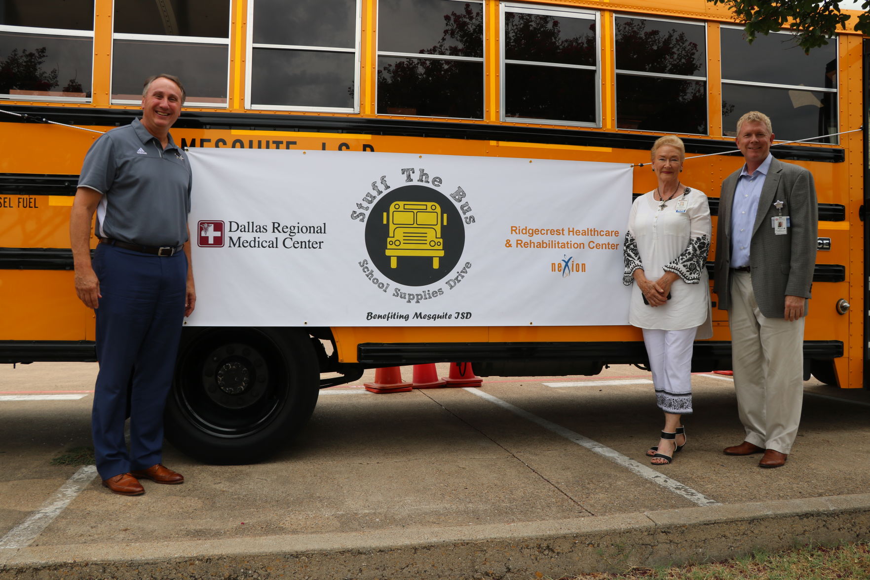 Dallas Regional Medical Center collects nearly 1,200 pounds of school supplies for Mesquite ISD